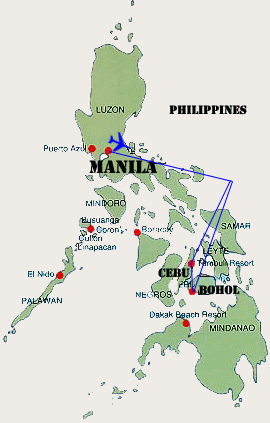 Travel from Manila to Bohol / Panglao